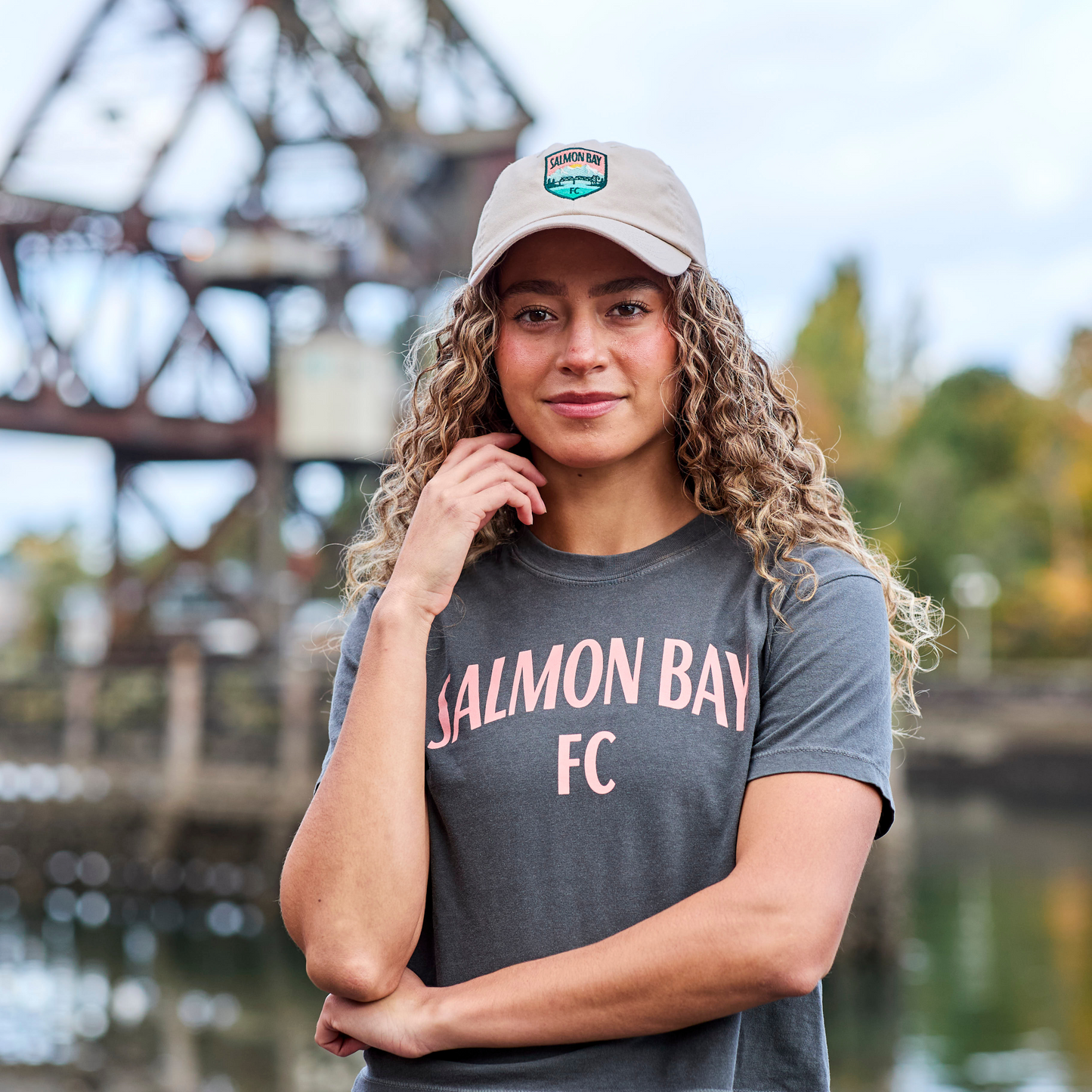 Salmon Bay FC Crest Cream Hat