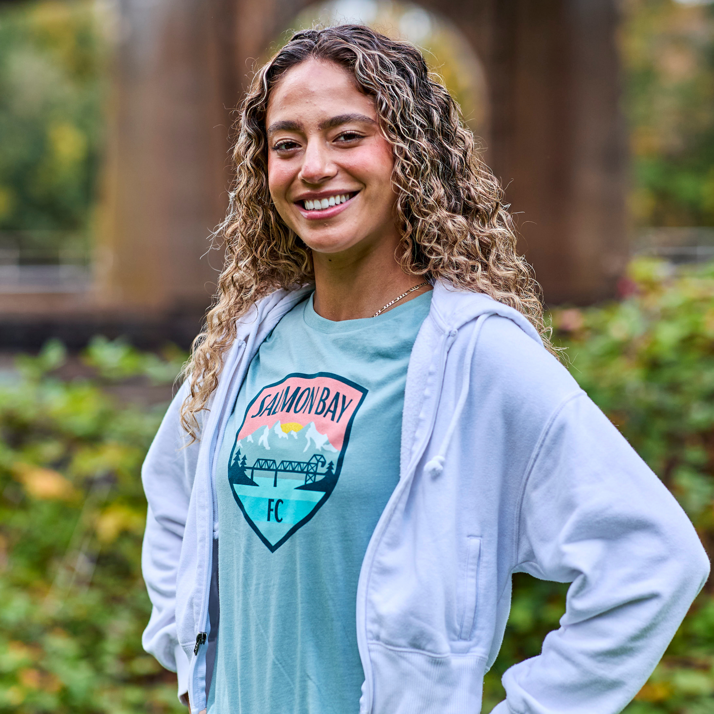 Salmon Bay FC Teal Crest Women's T-shirt