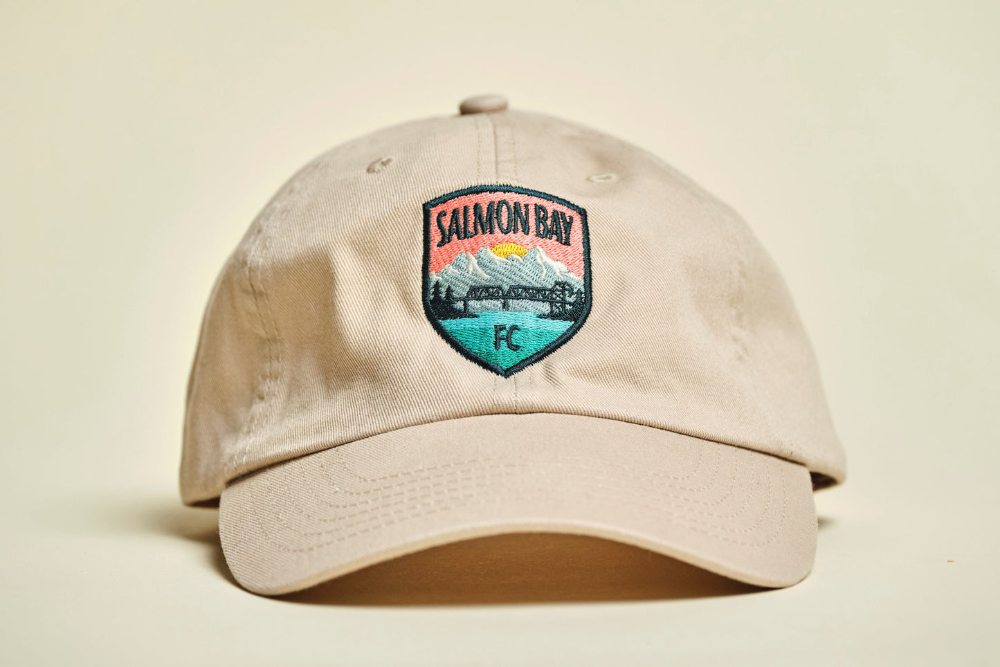 Salmon Bay FC Crest Cream Hat