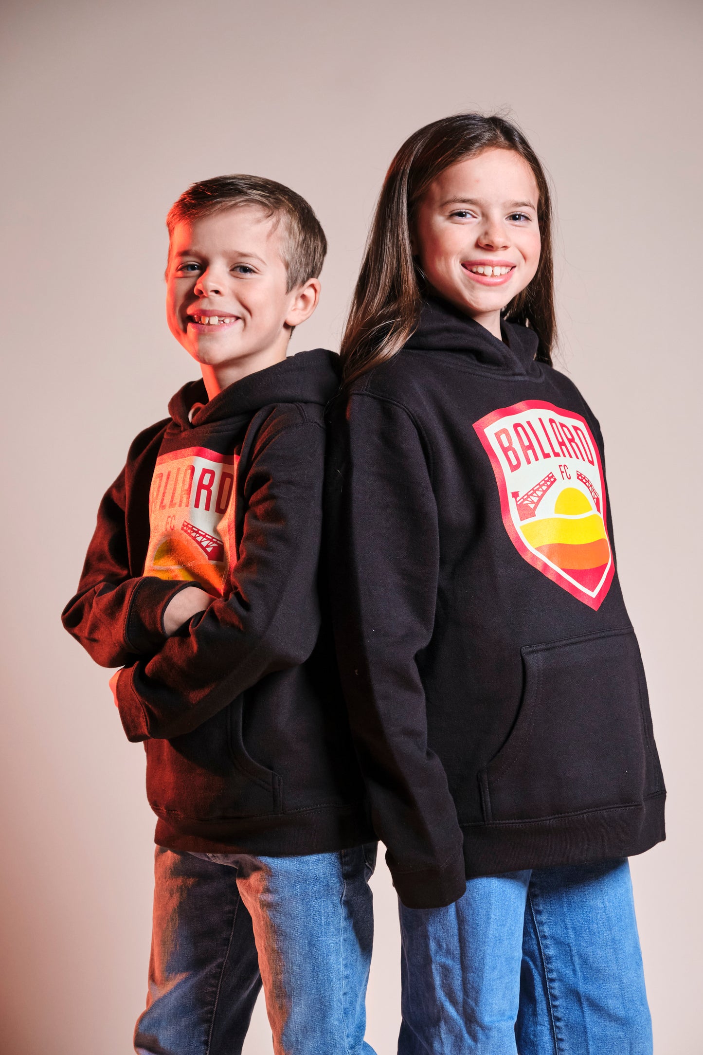 Ballard FC Crest Black Hoodie