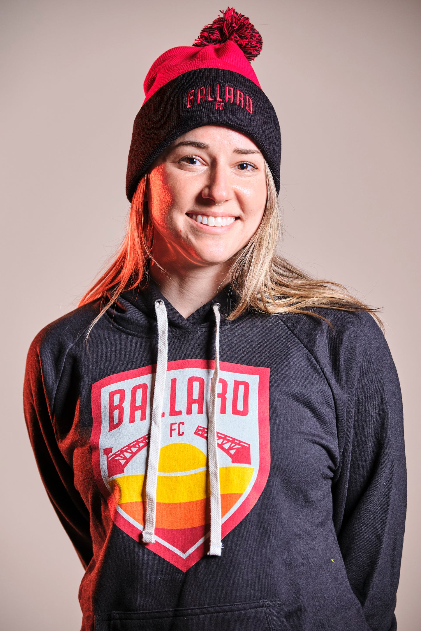 Ballard FC Red Wordmark Beanie