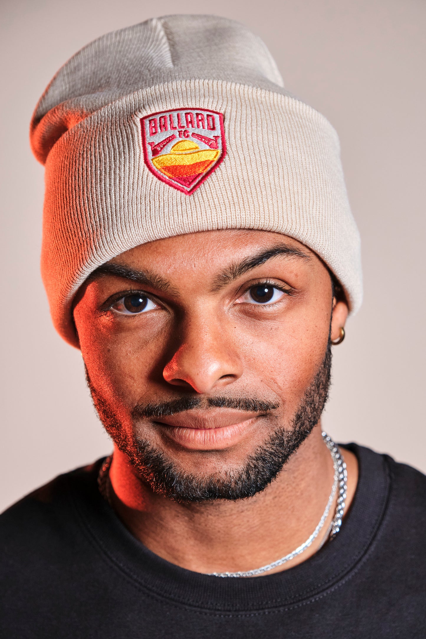 Ballard FC Cream Logo Beanie