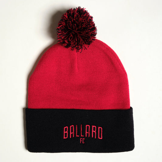 Ballard FC Red Wordmark Beanie