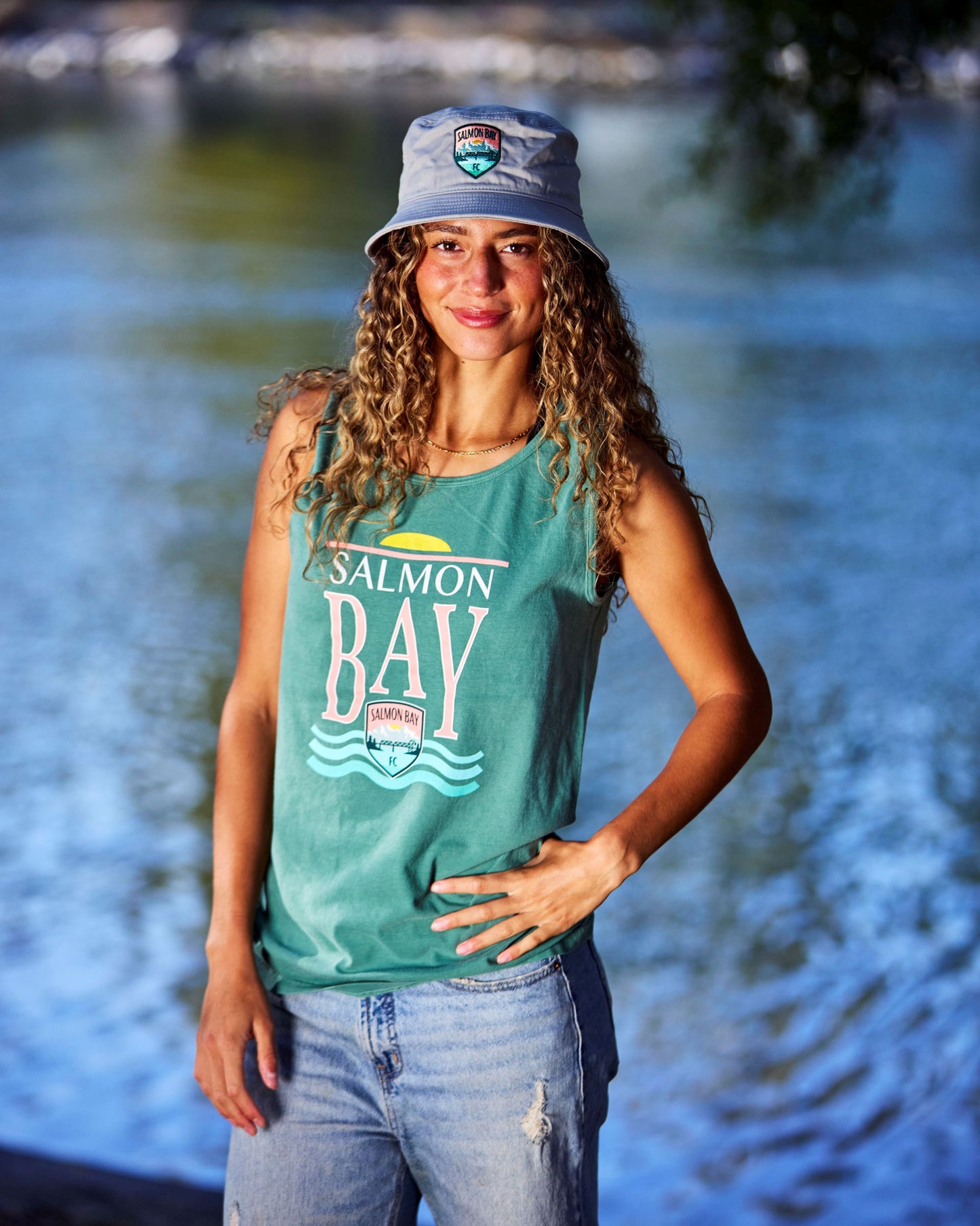 Salmon Bay FC Teal Tank Top