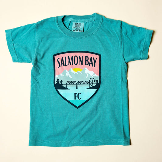 Salmon Bay FC Crest Teal T-Shirt