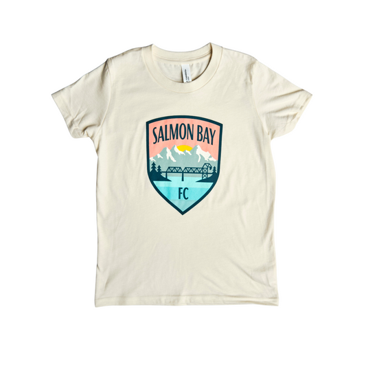 Salmon Bay FC Crest Cream T-shirt