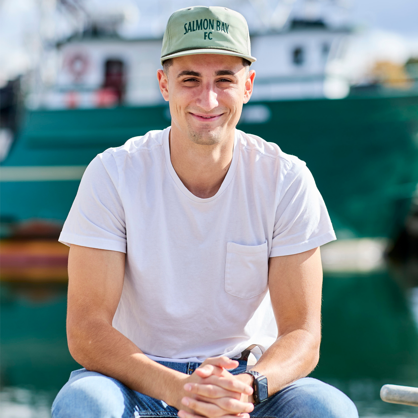 Salmon Bay FC Wordmark Green Hat