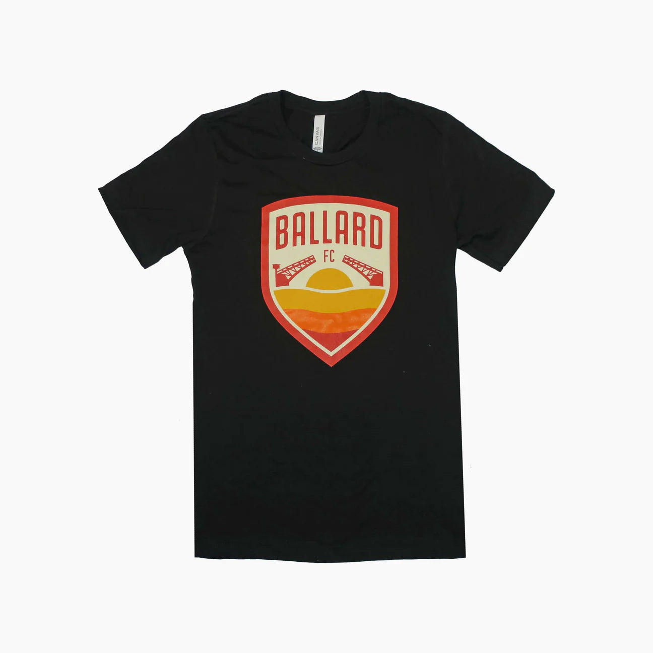 Ballard FC Crest Black T-Shirt
