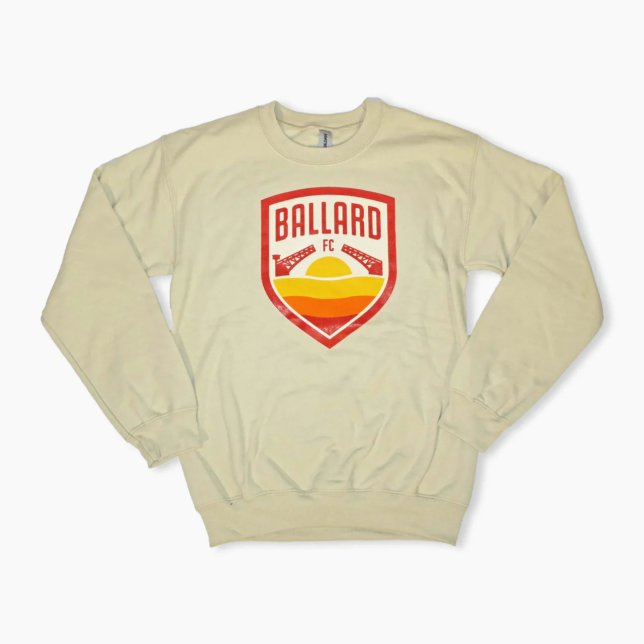Ballard FC Cream Logo Crewneck