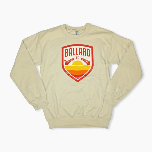 Ballard FC Cream Logo Crewneck