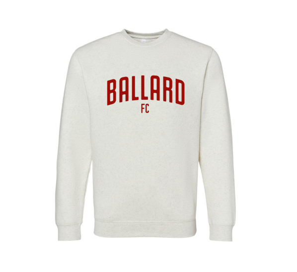 Ballard FC Wordmark Oatmeal Crewneck