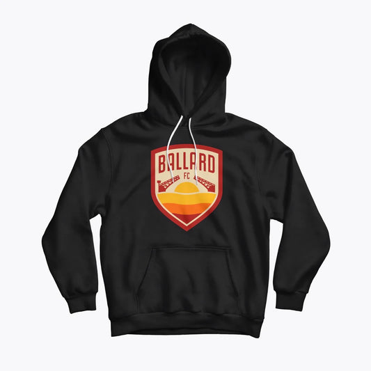 Ballard FC Crest Black Hoodie