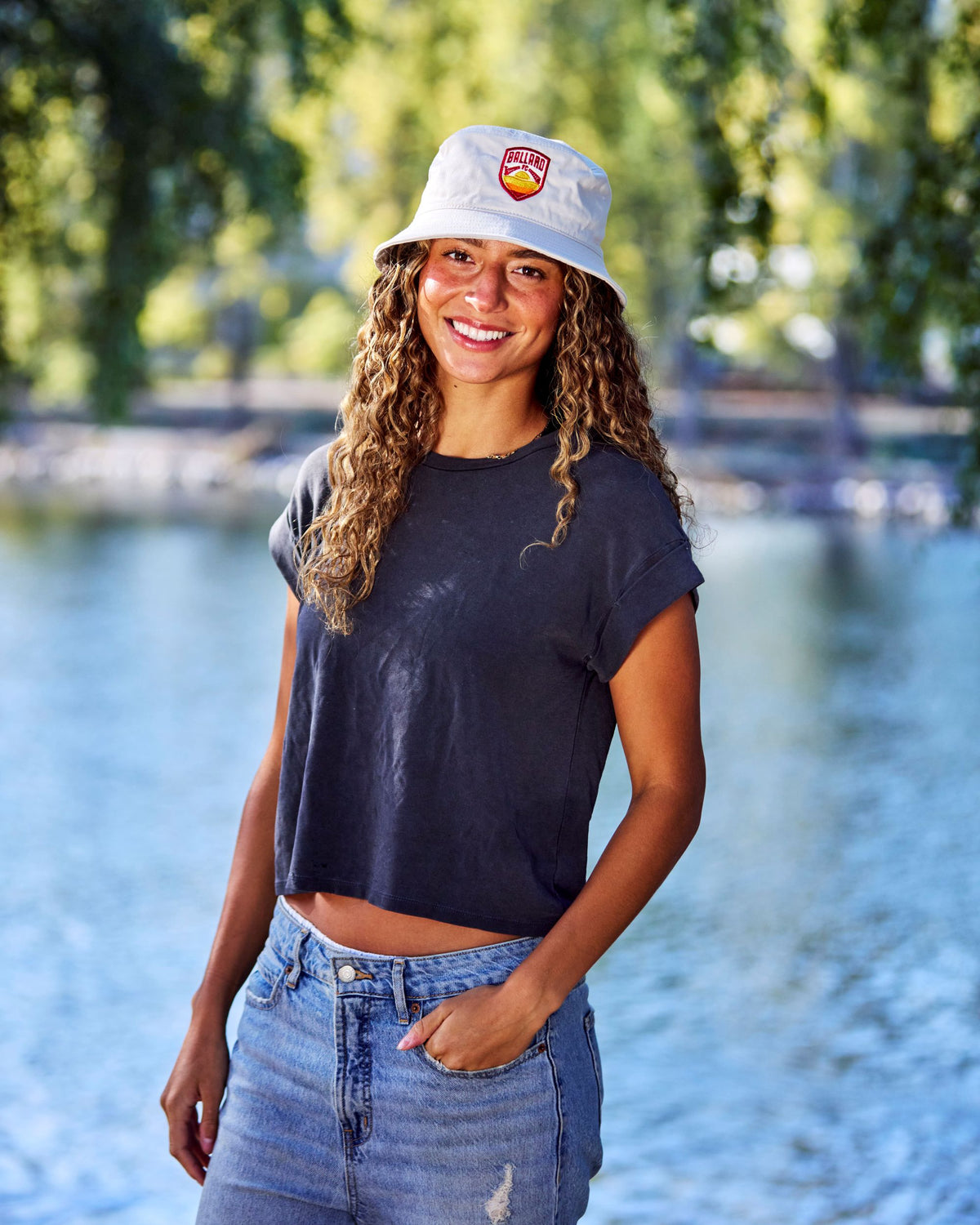 Ballard Merch Ballard FC Cream Bucket Hat – Ballard FC & Salmon Bay FC