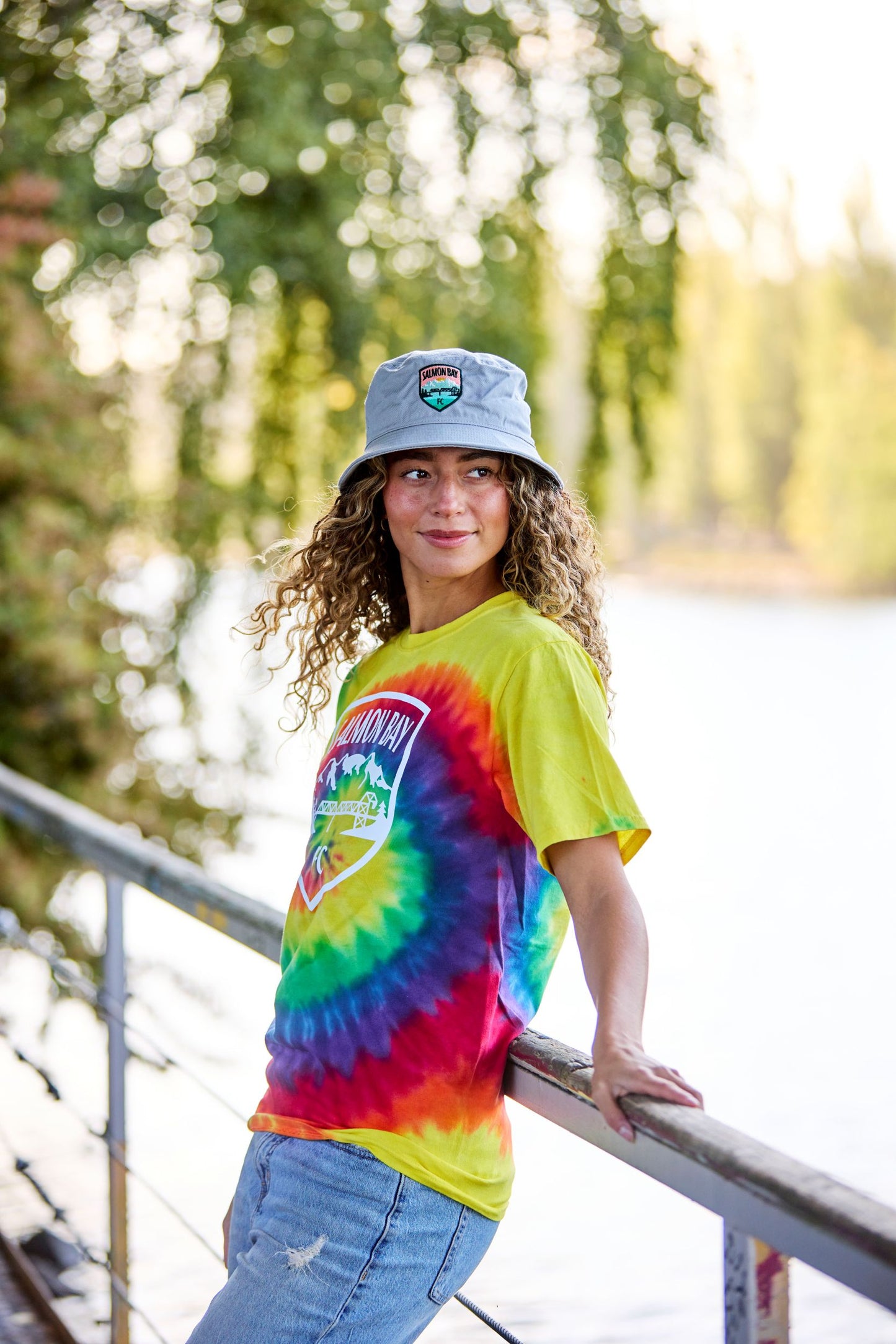 Salmon Bay FC Gray Bucket Hat