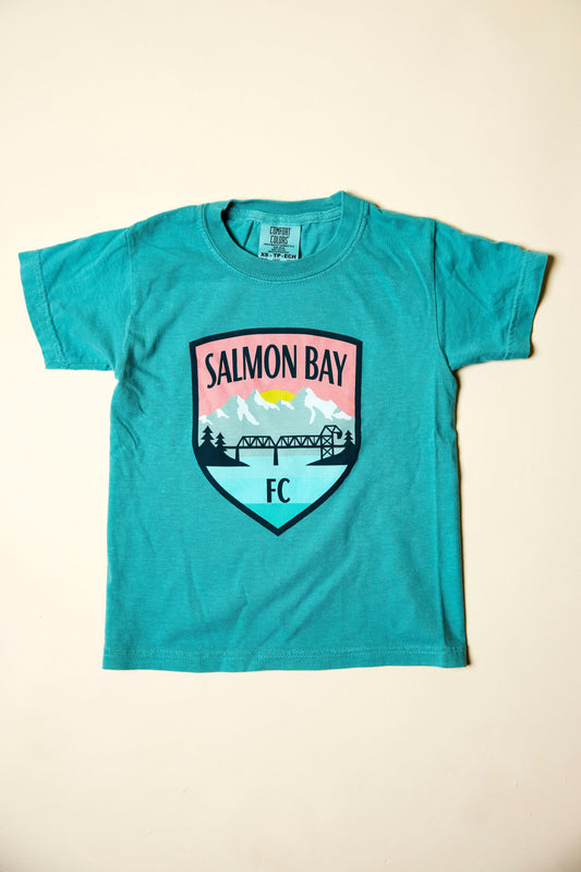 Salmon Bay FC Crest Teal T-Shirt