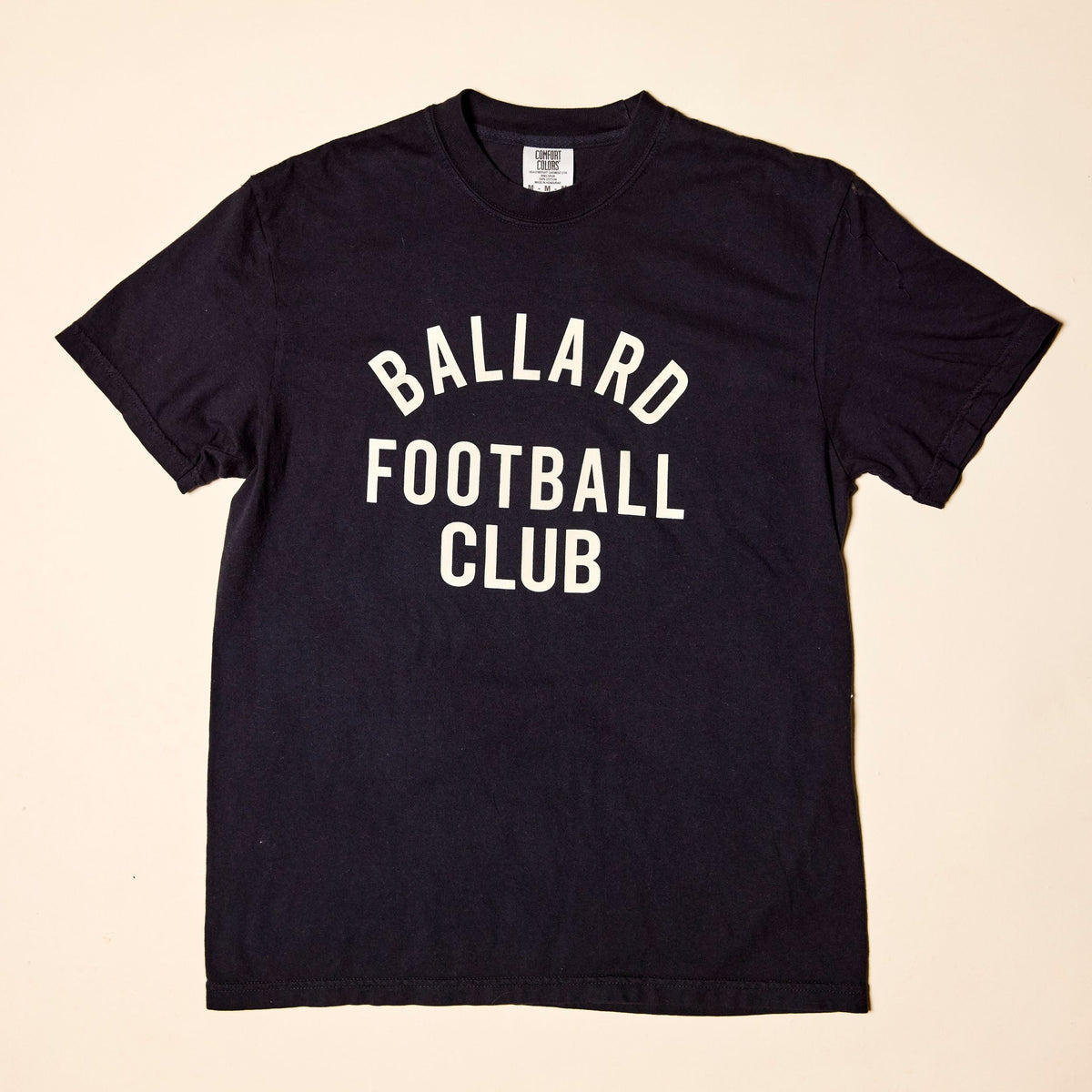 Ballard Merch Ballard FC Wordmark Black T-shirt – Ballard FC & Salmon Bay FC