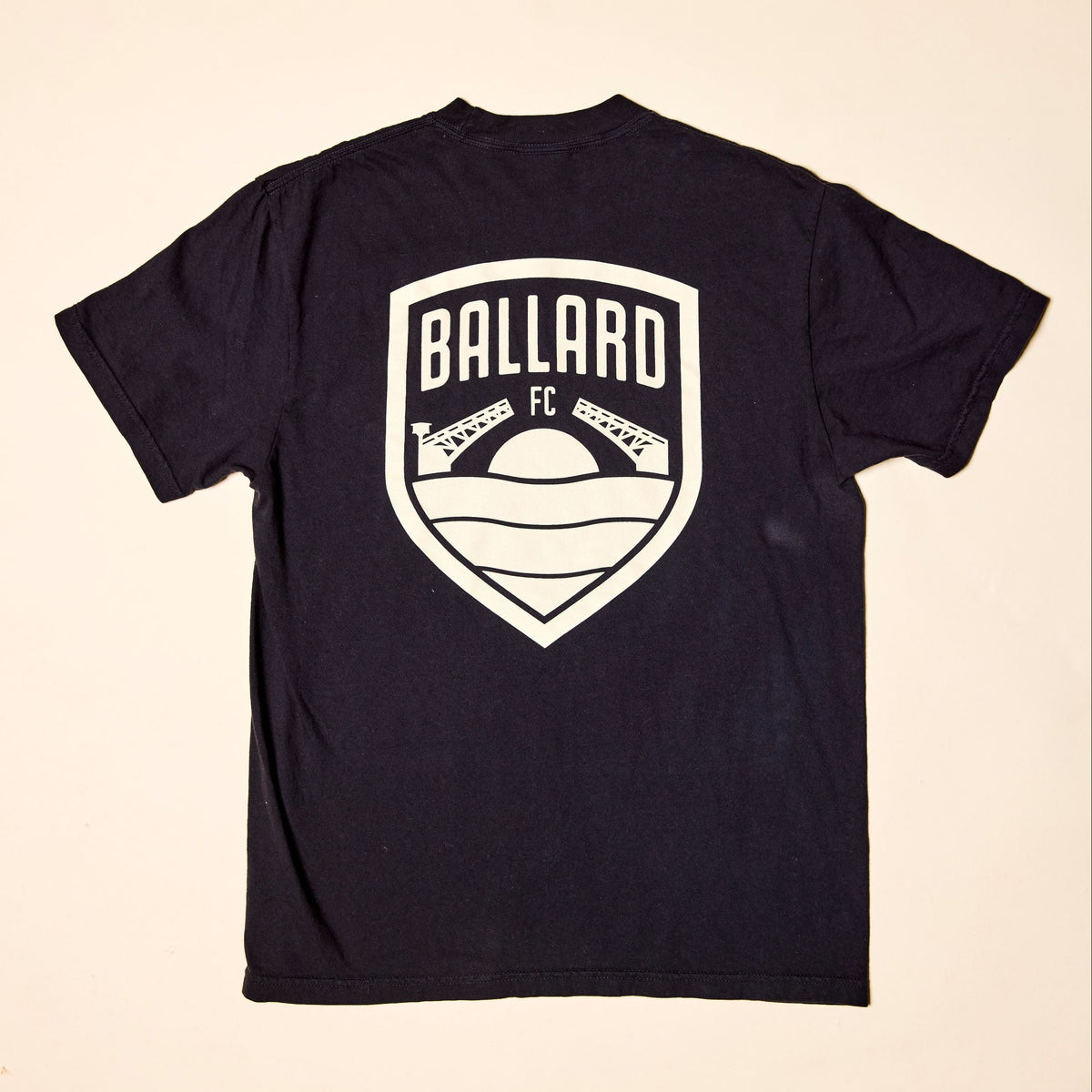 Ballard Merch Ballard FC Wordmark Black T-shirt – Ballard FC & Salmon Bay FC