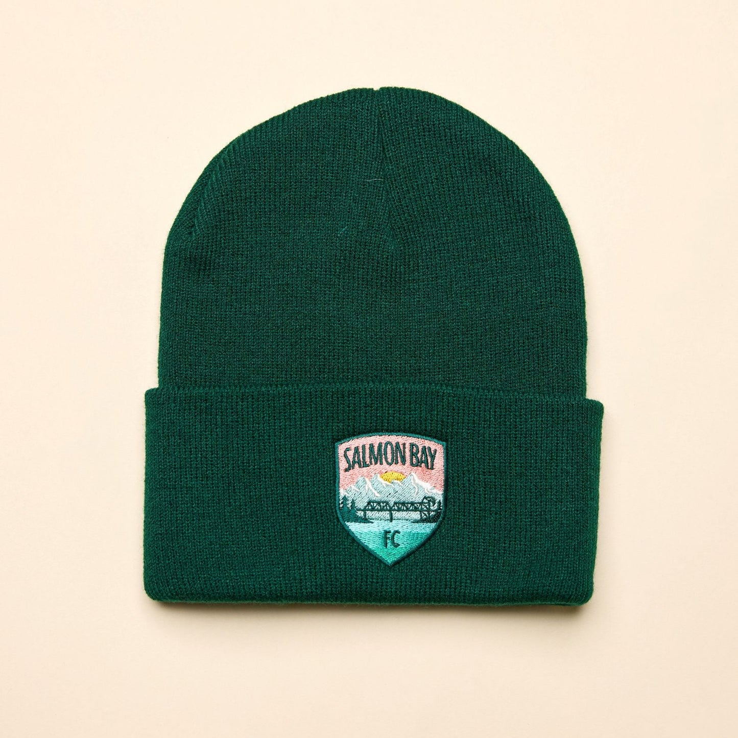 Salmon Bay FC Green Logo Beanie