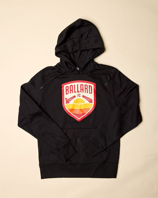 Ballard FC Crest Black Hoodie