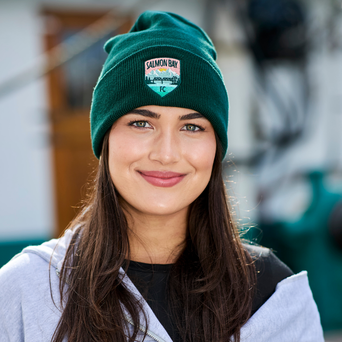 Salmon Bay FC Green Logo Beanie