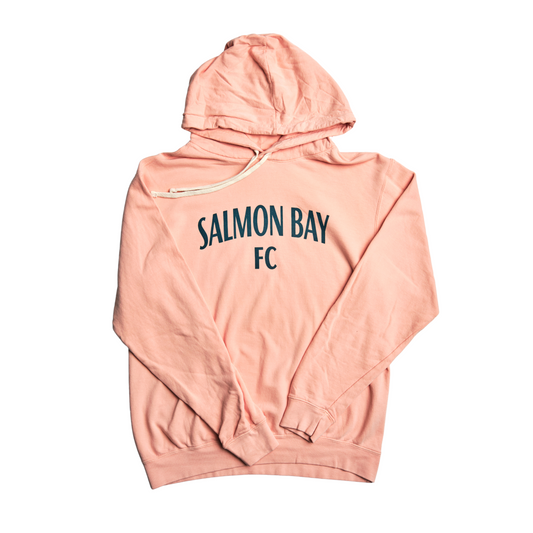 Salmon Bay FC Wordmark Salmon Hoodie