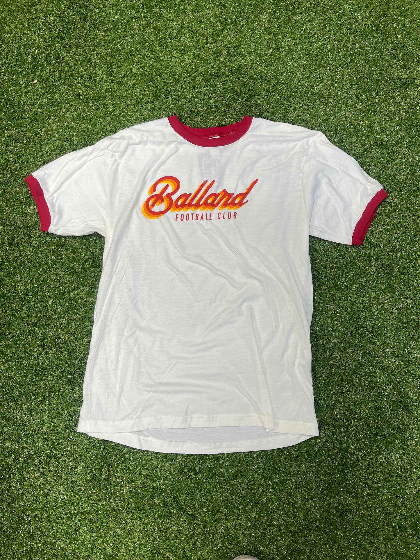 Ballard FC Retro Ringer T Shirt