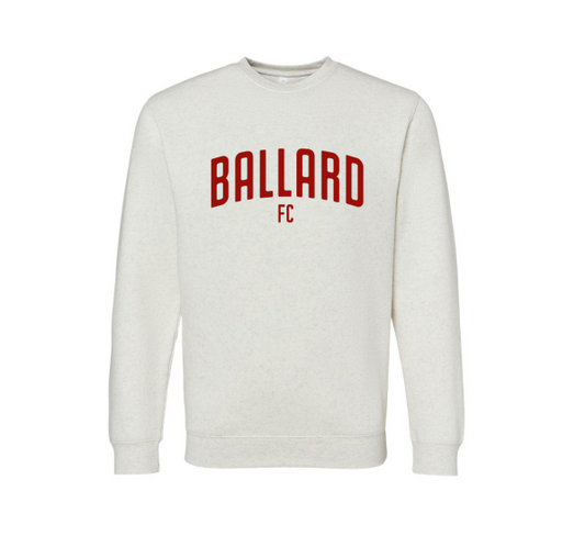 Ballard FC Wordmark Oatmeal Crewneck